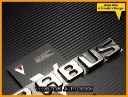 Mercedes BRABUS Bagaj Yazı Logo Amblem