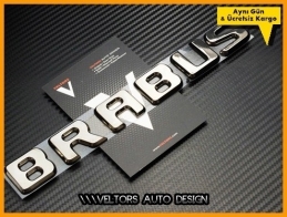 Mercedes BRABUS Bagaj Yazı Logo Amblem