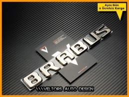 Mercedes BRABUS Bagaj Yazı Logo Amblem