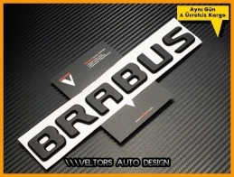 Mercedes BRABUS Bagaj Yazı Logo Amblem Mercedes BRABUS Bagaj Yazı Logo Amblem