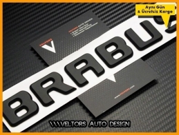 Mercedes BRABUS Bagaj Yazı Logo Amblem Mercedes BRABUS Bagaj Yazı Logo Amblem