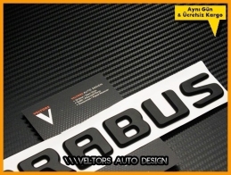 Mercedes BRABUS Bagaj Yazı Logo Amblem Mercedes BRABUS Bagaj Yazı Logo Amblem