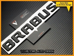 Mercedes BRABUS Bagaj Yazı Logo Amblem Mercedes BRABUS Bagaj Yazı Logo Amblem