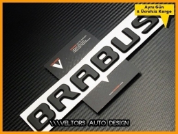 Mercedes BRABUS Bagaj Yazı Logo Amblem Mercedes BRABUS Bagaj Yazı Logo Amblem