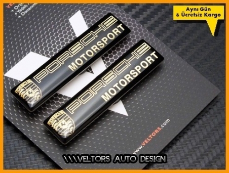 Porsche Motorsport Body Logo Amblem Seti