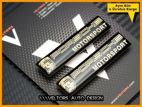 Porsche Motorsport Body Logo Amblem Seti
