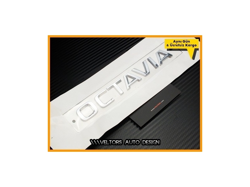 Skoda Octavia Bagaj Yazı Logo Amblem