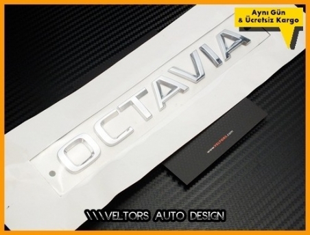 Skoda Octavia Bagaj Yazı Logo Amblem