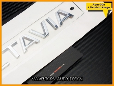 Skoda Octavia Bagaj Yazı Logo Amblem