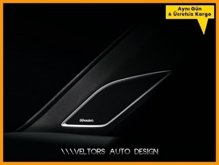 VW DYNAUDIO Stereo Hoparlör Logo Amblem Seti