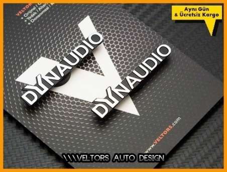 VW DYNAUDIO Stereo Hoparlör Logo Amblem Seti
