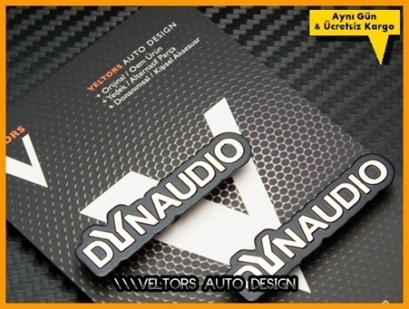 VW DYNAUDIO Stereo Hoparlör Logo Amblem Seti