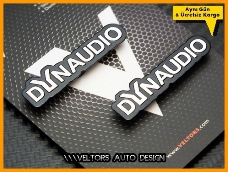 VW DYNAUDIO Stereo Hoparlör Logo Amblem Seti
