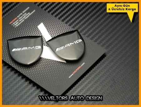 Mercedes AMG Body Logo Amblem Seti