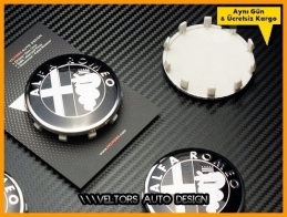 Alfa Romeo Jant Göbeği Göbek Kapak Seti Alfa Romeo Jant Göbeği Göbek Kapak Seti