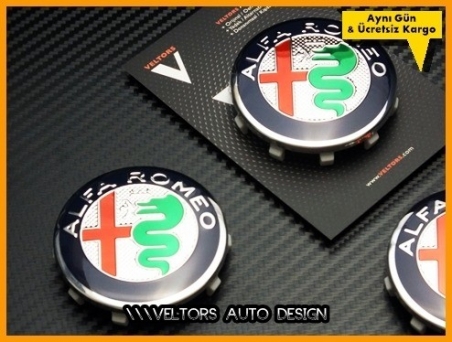 Alfa Romeo Jant Göbek Kapak Seti