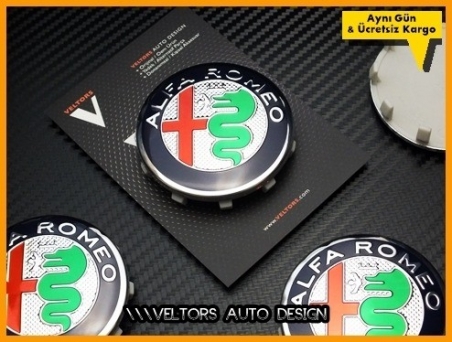 Alfa Romeo Jant Göbek Kapak Seti