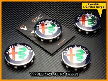 Alfa Romeo Jant Göbek Kapak Seti