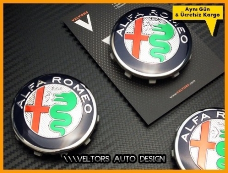 Alfa Romeo Jant Göbek Kapak Seti