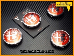 Alfa Romeo Jant Göbeği Göbek Kapak Seti
