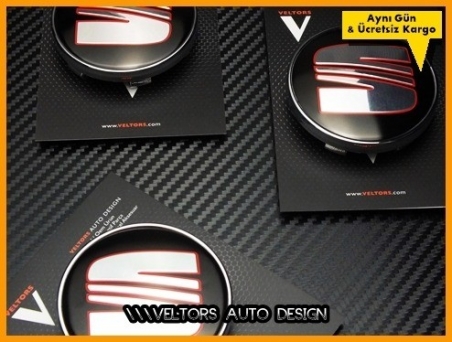 Seat Logo Amblem Jant Göbeği Göbek Kapak Seti