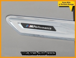 BMW M Performance Yan Logo Amblem Seti BMW M Performance Yan Logo Amblem Seti