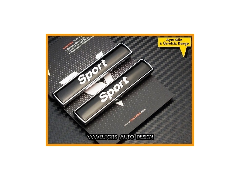 BMW Sport Yan Logo Amblem Seti