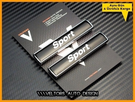 BMW Sport Yan Logo Amblem Seti