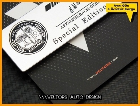 Mercedes AMG Affalterbach Plaket Logo Amblem