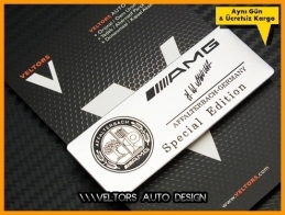 Mercedes AMG Affalterbach Plaket Logo Amblem