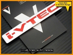 Honda i-vtec Bagaj Yazı Logo Amblem