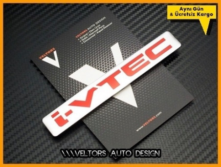 Honda i-vtec Bagaj Yazı Logo Amblem