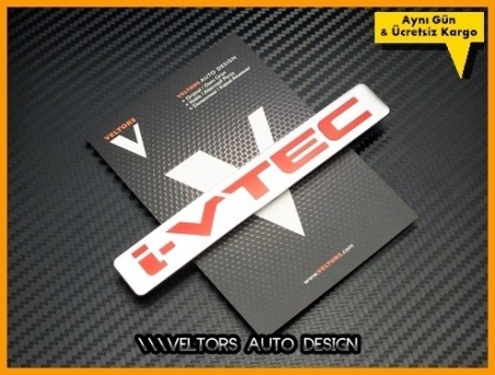 Honda i-vtec Bagaj Yazı Logo Amblem