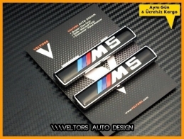 BMW 5 Serisi Yan M5 Logo Amblem Seti