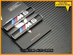 BMW 5 Serisi Yan M5 Logo Amblem Seti