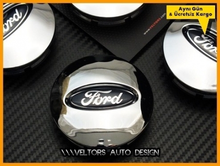 Ford Logo Amblem Explorer Ranger Edge Jant Göbeği Göbek Kapak Seti
