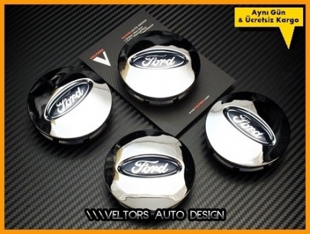 Ford Logo Amblem Explorer Ranger Edge Jant Göbeği Göbek Kapak Seti