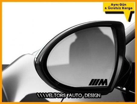 BMW Gösterge Torpido Ayna Vites Konsol M Logo Amblem Seti