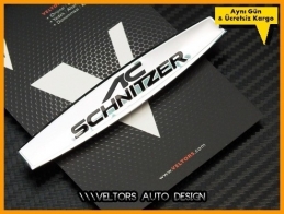BMW AC Schnitzer Torpido Kokpit Plaket Logo Amblem