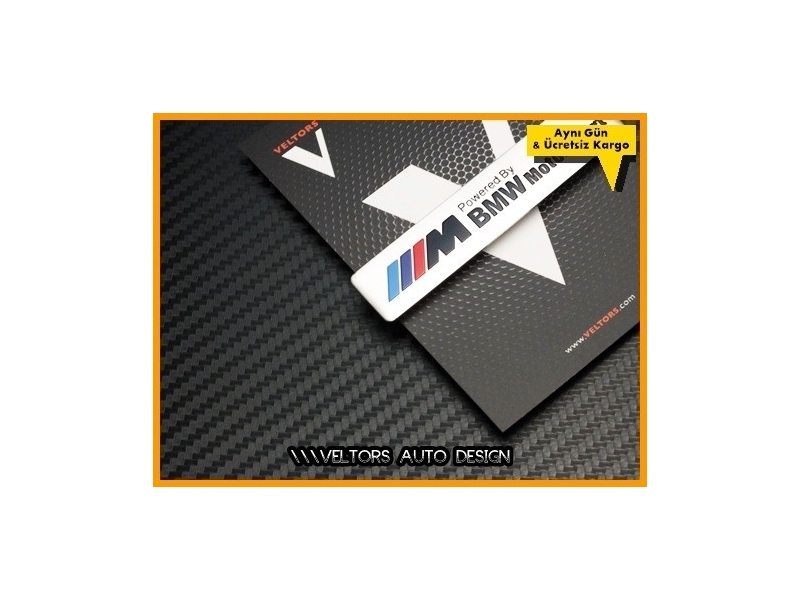 BMW M Motorsport Torpido Kokpit Plaket Logo Amblem BMW M Motorsport Torpido Kokpit Plaket Logo Amblem