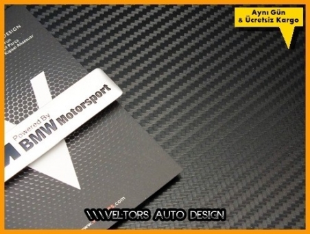 BMW M Motorsport Torpido Kokpit Plaket Logo Amblem