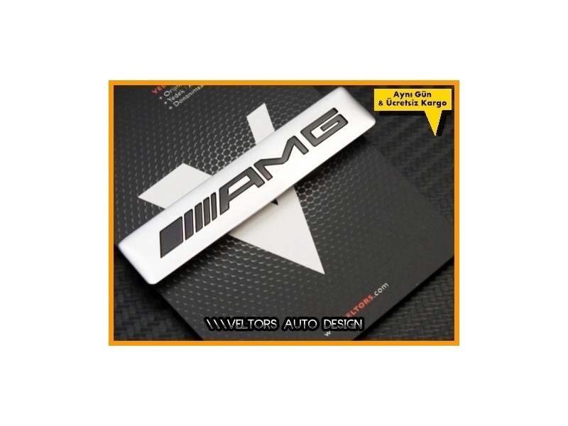 Mercedes AMG Torpido Kokpit Plaket Logo Amblem Mercedes AMG Torpido Kokpit Plaket Logo Amblem