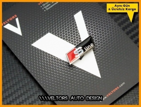 Audi S Line Direksiyon Logo Amblem
