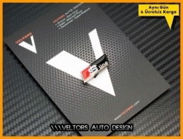 Audi S Line Direksiyon Logo Amblem