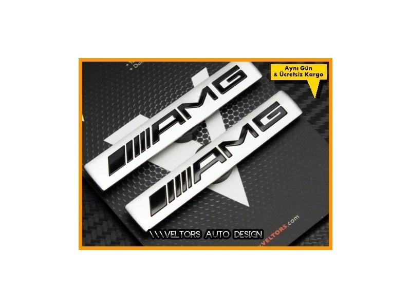Mercedes AMG Koltuk Döşeme Logo Amblem Seti