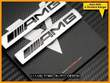 Mercedes AMG Koltuk Döşeme Logo Amblem Seti