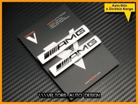 Mercedes AMG Koltuk Döşeme Logo Amblem Seti