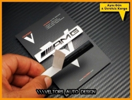 Mercedes AMG Koltuk Döşeme Logo Amblem Seti