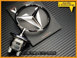 Mercedes Kaput Yıldız Logo Amblem Mercedes Kaput Yıldız Logo Amblem