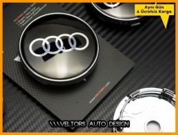 Audi Logo Amblem Jant Göbeği Göbek Kapak Seti